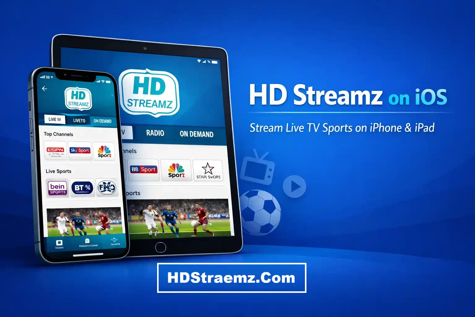 HD Streamz on iOS