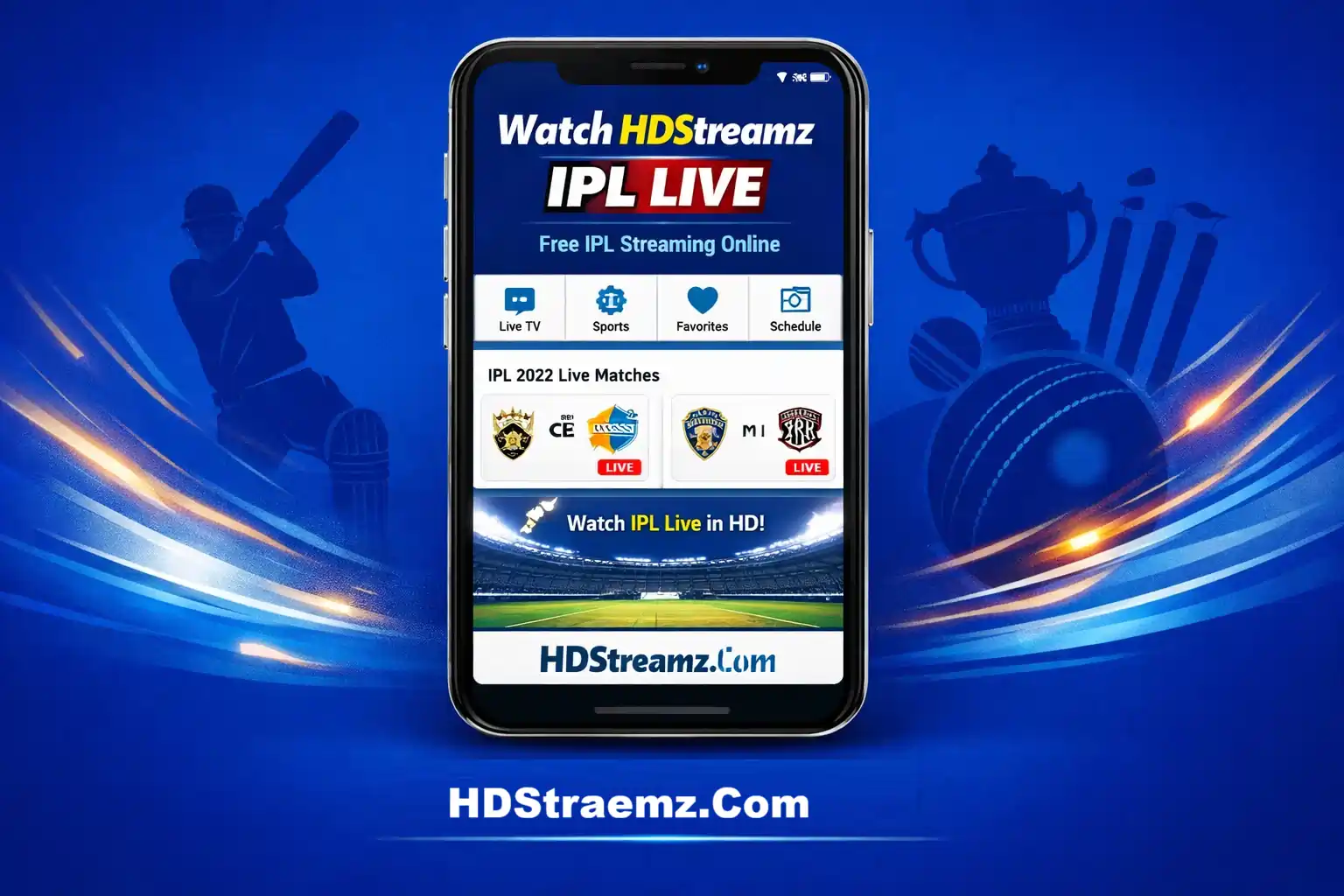 Watch HD Streamz IPL Live